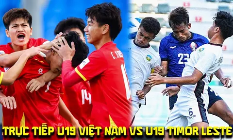 Xem trực tiếp U19 Việt Nam vs U19 Timor Leste ở đâu, kênh nào? Link trực tiếp U19 Đông Nam Á 1/6