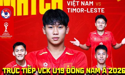 Trực tiếp bóng đá U19 Việt Nam vs U19 Timor Leste 16h ngày 1/6 - Link xem trực tiếp U19 Đông Nam Á