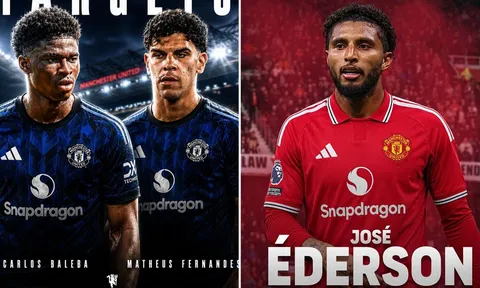 Thương vụ Ederson hoàn tất, Man Utd lập tức kích hoạt 2 bom tấn 200 triệu bảng trước World Cup 2026?