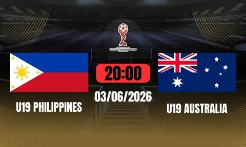 Lịch thi đấu U19 Đông Nam Á 2026 hôm nay 3/6: U19 Philippines đấu U19 Australia