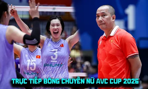 Xem trực tiếp AVC Cup 2026 ở đâu, kênh nào? Link trực tiếp tuyển bóng chuyền nữ Việt Nam tại AVC Cup