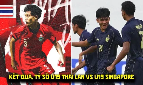 Kết quả, tỷ số U19 Thái Lan vs U19 Singapore 5/6 - VCK U19 Đông Nam Á 2026: Thái Lan gây thất vọng?