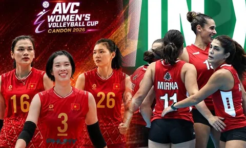 Lịch thi đấu bóng chuyền nữ AVC Cup 2026 mới nhất - Kênh phát sóng trực tiếp ĐT Việt Nam đấu Lebanon