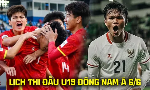 Lịch thi đấu VCK U19 Đông Nam Á 2026 mới nhất 6/6 - Lịch phát sóng U19 Việt Nam vs U19 Indonesia
