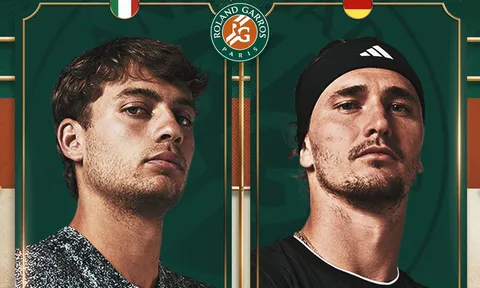 VTV trực tiếp tennis Flavio Cobolli vs Alexander Zverev - Link xem Chung kết Roland Garros 2026