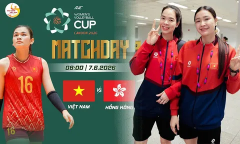 Lịch thi đấu bóng chuyền nữ AVC Cup mới nhất 7/6 - Kênh phát sóng bóng chuyền nữ Việt Nam vs Hong Kong