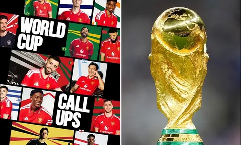 Lịch thi đấu World Cup 2026 của cầu thủ Man Utd: Bruno Fernandes và Casemiro chắc suất đá chính