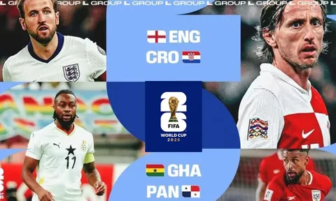 Nhận định, dự đoán bảng L - World Cup 2026: ĐT Anh chiếm ưu thế, Croatia gây bất ngờ lớn