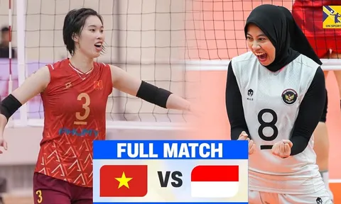 TRỰC TIẾP bóng chuyền nữ Việt Nam hôm nay 8/6 - Link xem trực tiếp bóng chuyền Việt Nam vs Indonesia