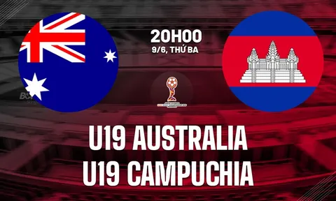 Kết quả bóng đá U19 Australia vs U19 Campuchia 9/6 - VCK U19 Đông Nam Á 2026: U19 Việt Nam bị loại?