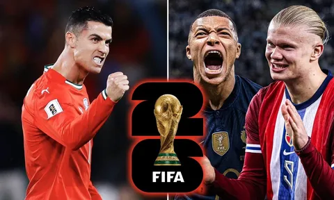 Dàn ứng viên Vua phá lưới World Cup 2026 lộ diện: Haaland, Mbappe thách thức Ronaldo, Messi?