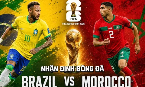 Nhận định bóng đá Brazil vs Morocco 5h ngày 14/6 - Bảng C World Cup 2026: Rượt đuổi kịch tính?