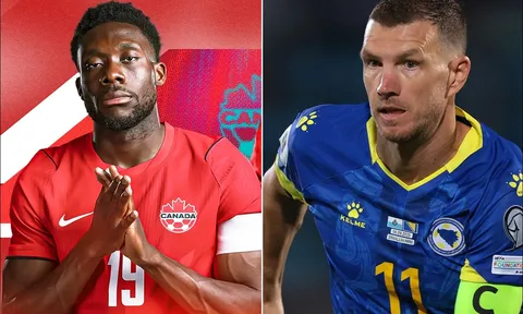 Kết quả bóng đá World Cup hôm nay 12/6: Alphonso Davies gây thất vọng, Bosnia đại thắng Canada?