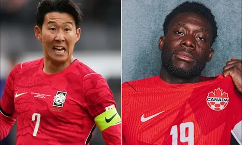 Lịch thi đấu bóng đá hôm nay 12/6: Son Heung-min lập kỷ lục, Canada gây thất vọng ở World Cup 2026?