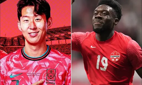 Lịch thi đấu World Cup 2026 hôm nay 12/6: Son Heung-min giúp Hàn Quốc đại thắng, Canada sảy chân?