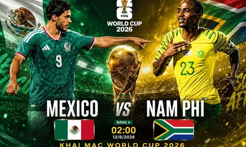 TRỰC TIẾP bóng đá World Cup 2026 hôm nay 12/6 - Cập nhật link xem trực tiếp Mexico vs Nam Phi