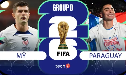 Dự đoán tỷ số, kết quả Mỹ vs Paraguay, 08h00 ngày 13/6 - World Cup 2026: Chủ nhà gây thất vọng lớn?