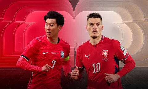 Trực tiếp bóng đá Hàn Quốc vs Séc, 9h ngày 12/6 - Link xem trực tiếp World Cup 2026 trên VTV6