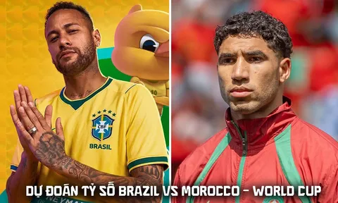 Dự đoán tỷ số, kết quả Brazil vs Morocco, 5h ngày 14/6 - VCK World Cup 2026: Neymar tỏa sáng?