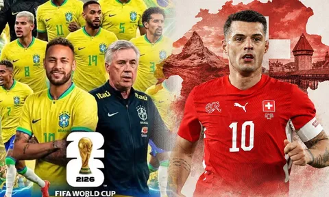 Lịch phát sóng trực tiếp bóng đá World Cup 2026 trên VTV mới nhất 14/6: Brazil, Thụy Sĩ khởi đầu thuận lợi?