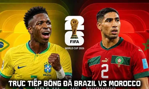 Trực tiếp bóng đá Brazil vs Morocco 5h ngày 14/6 - World Cup 2026: Trụ cột Man United lập kỷ lục?