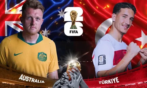 Kết quả, tỷ số Úc vs Thổ Nhĩ Kỳ 11h ngày 14/6 - World Cup 2026: Đại diện châu Á tạo địa chấn