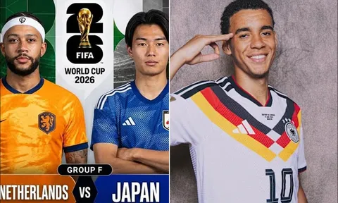 Lịch thi đấu bóng đá World Cup 2026 hôm nay 14/6: Tâm điểm Hà Lan đại chiến Nhật Bản; ĐT Đức ra quân