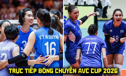 Xem trực tiếp bóng chuyền nữ Việt Nam vs Kazakhstan ở đâu, kênh nào? Link trực tiếp AVC Cup 2026