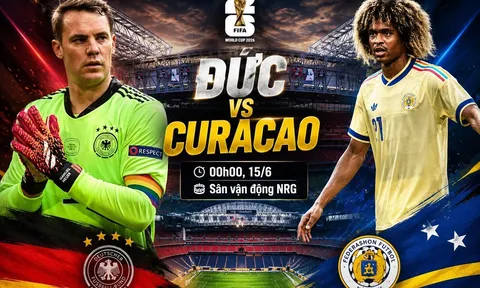 VTV trực tiếp bóng đá World Cup 2026 hôm nay 15/6 - Link xem trực tiếp Đức vs Curacao