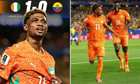 Bờ Biển Ngà vỡ òa với bàn thắng phút cuối, sao trẻ Man United đi vào lịch sử World Cup