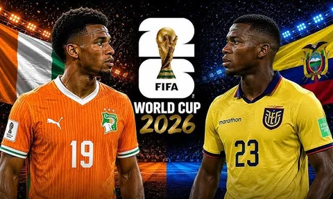 Trực tiếp bóng đá Bờ Biển Ngà vs Ecuador, 6h ngày 15/6 - Link xem trực tiếp World Cup 2026 trên VTV