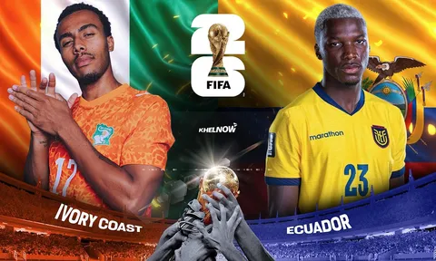 Xem trực tiếp bóng đá Bờ Biển Ngà vs Ecuador ở đâu, kênh nào? Link xem trực tiếp World Cup 2026 HD