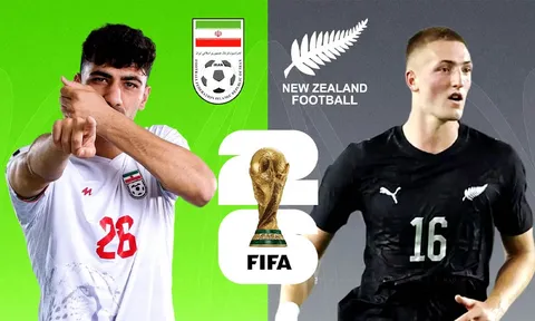Nhận định bóng đá Iran vs New Zealand 8h00 ngày 16/6 - World Cup 2026: Iran vượt khó trên đất Mỹ