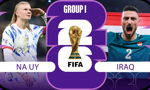 Nhận định bóng đá THẮNG THUA Iraq vs Na Uy, 5h ngày 17/6 World Cup 2026: Haaland 'nhấn chìm' đai diện châu Á?