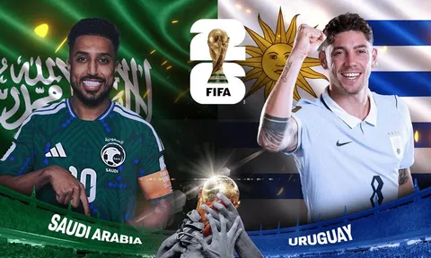 Trực tiếp bóng đá Ả rập Xê út vs Uruguay 5h ngày 16/6 - World Cup 2026: Châu Á tiếp đà hưng phấn