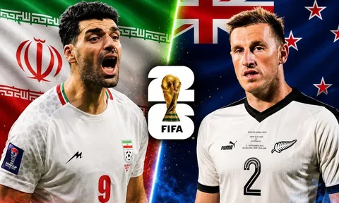 Xem TRỰC TIẾP bóng đá Iran vs New Zealand ở đâu, kênh nào? Link xem trực tiếp World Cup 2026 trên VTV