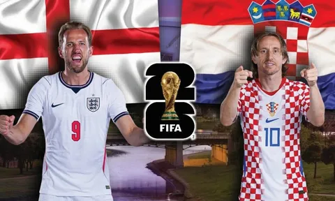 Dự đoán kết quả, tỷ số Anh vs Croatia - World Cup 2026: Siêu máy tính có nhận định khó tin