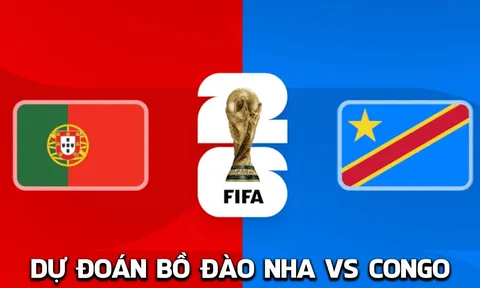 Dự đoán tỷ số, kết quả Bồ Đào Nha vs Congo, 0h ngày 18/6 - World Cup 2026: Ronaldo lập kỷ lục