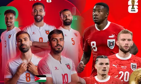 Kết quả bóng đá ĐT Áo vs ĐT Jordan - World Cup 2026: Siêu phẩm xuất hiện, đại diện châu Á gặp khó