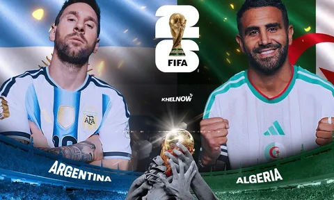 Link xem TRỰC TIẾP bóng đá Argentina vs Algeria ngày 17/6 - VTV6 phát sóng trực tiếp World Cup 2026 hôm nay