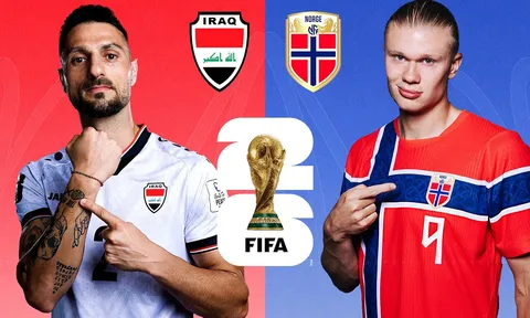 Nhận định bóng đá Iraq vs Na Uy - World Cup 2026: Erling Haaland bị lu mờ, đại diện châu Á gây sốt?