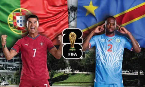 TRỰC TIẾP bóng đá Bồ Đào Nha vs Congo, 0h ngày 18/6 - Link xem trực tiếp World Cup 2026 trên VTV hôm nay