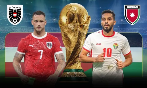 Xem TRỰC TIẾP bóng đá Áo vs Jordan trên kênh nào? Link xem trực tiếp World Cup 2026 trên VTV6