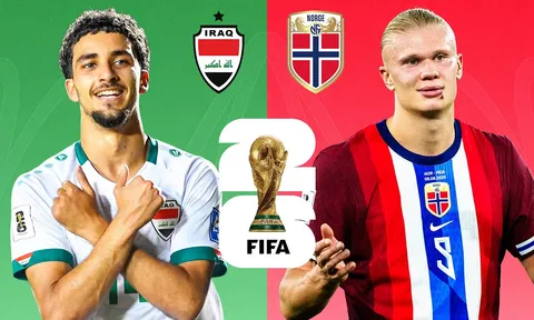 Xem trực tiếp bóng đá Iraq vs Na Uy ở đâu, kênh nào? Link xem trực tiếp World Cup 2026 trên VTV3 HD