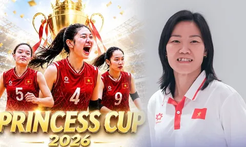 Lịch thi đấu bóng chuyền nữ Đông Nam Á - Princess Cup 2026 mới nhất: Tuyển U18 Việt Nam gặp đội nào?