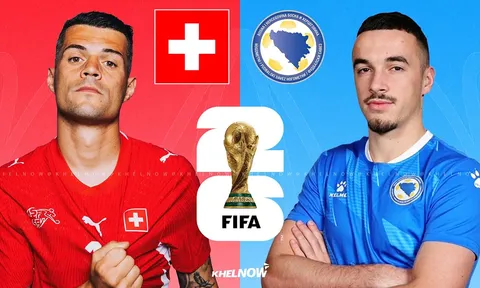 Kết quả bóng đá Thụy Sĩ vs Bosnia - World Cup 2026: Edin Dzeko mờ nhạt, Granit Xhaka rực sáng?