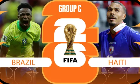 Dự đoán, tỷ số kết quả Brazil vs Haiti, 07h30 ngày 20/6 - Nhận định bóng đá World Cup 2026: Mưa bàn thắng