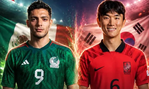 TRỰC TIẾP bóng đá Mexico vs Hàn Quốc, 08h00 ngày 19/6 - Link xem trực tiếp World Cup 2026 trên VTV