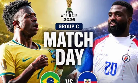 Dự đoán, tỷ số kết quả Brazil vs Haiti, 07h30 ngày 20/6 - Nhận định bóng đá World Cup 2026: Bữa tiệc bàn thắng?