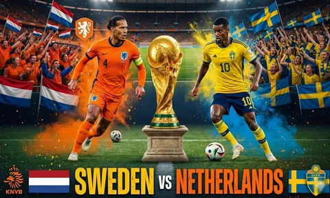 VTV trực tiếp bóng đá Hà Lan vs Thụy Điển - Link xem trực tiếp World Cup 2026 hôm nay 21/6
